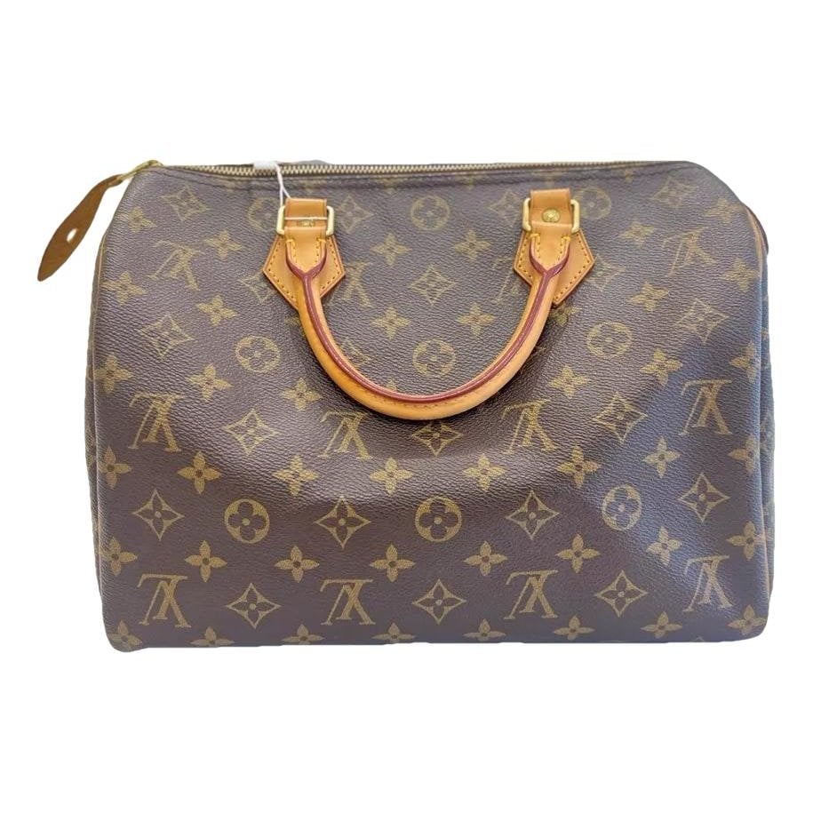 Speedy leather handbag
