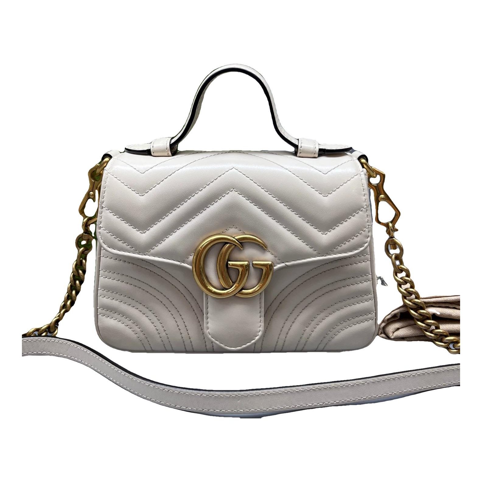 GG Marmont Flap leather handbag