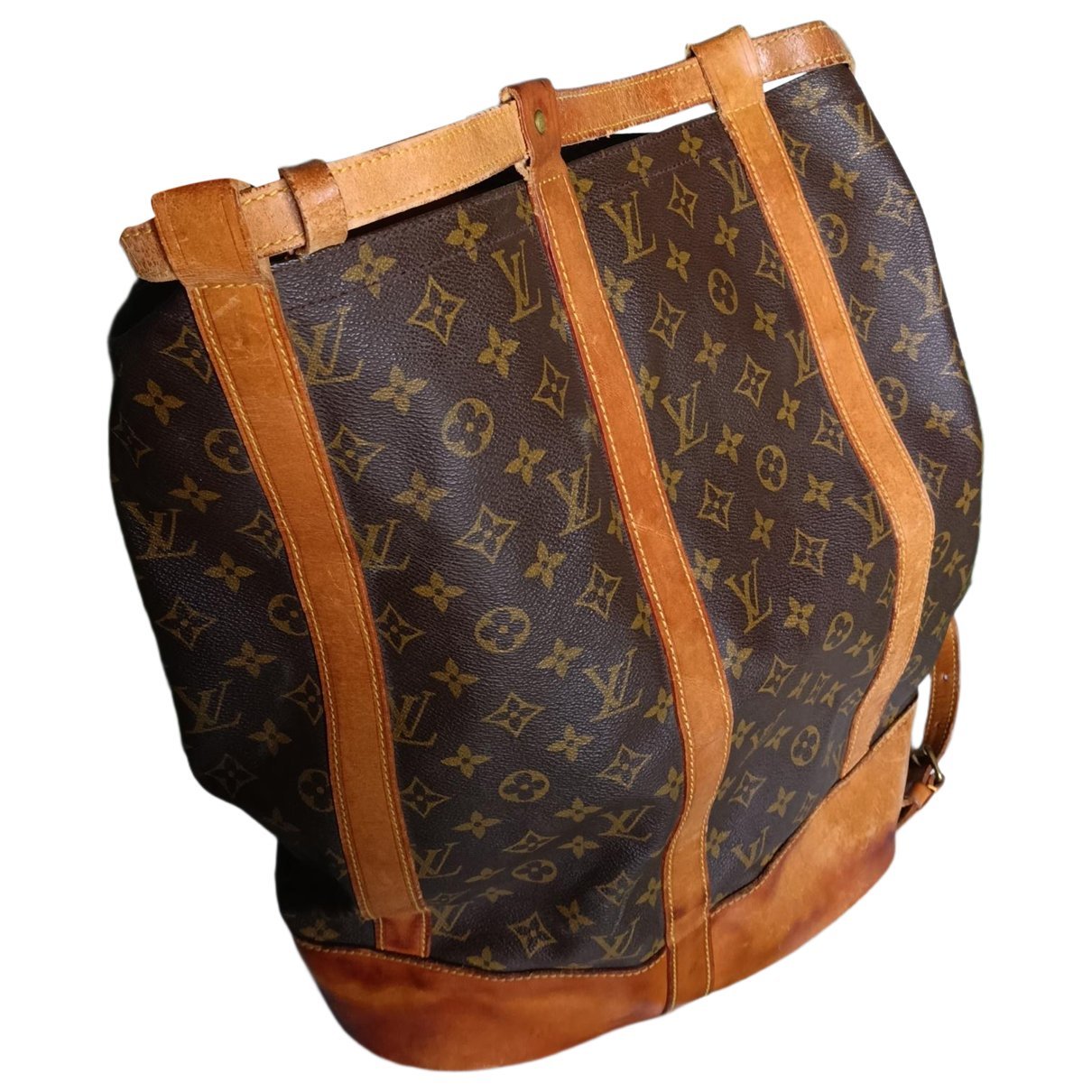 Randonnée leather crossbody bag