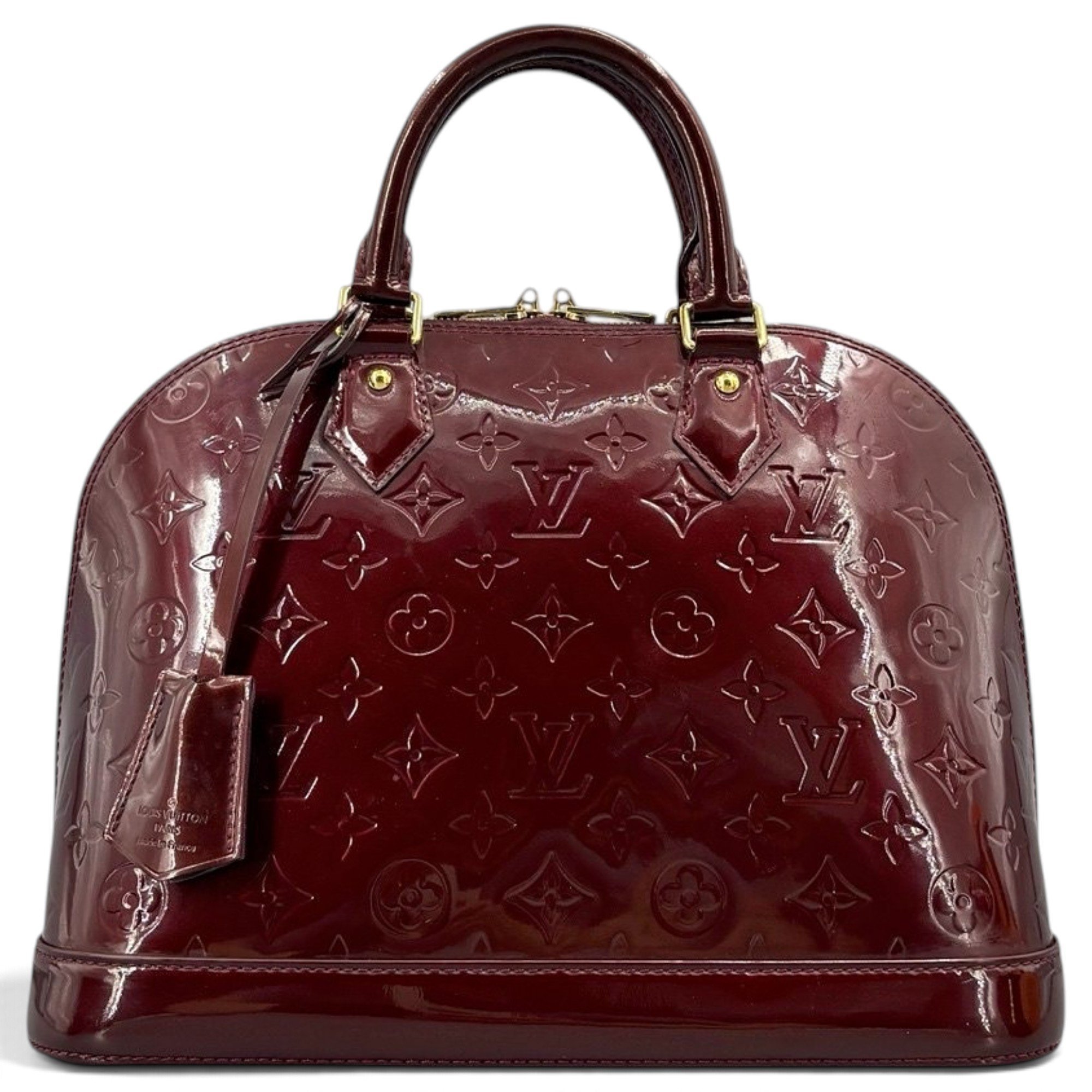 Alma patent leather handbag