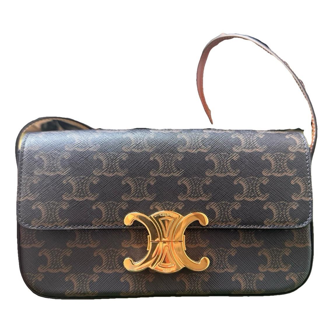 Triomphe Long leather handbag