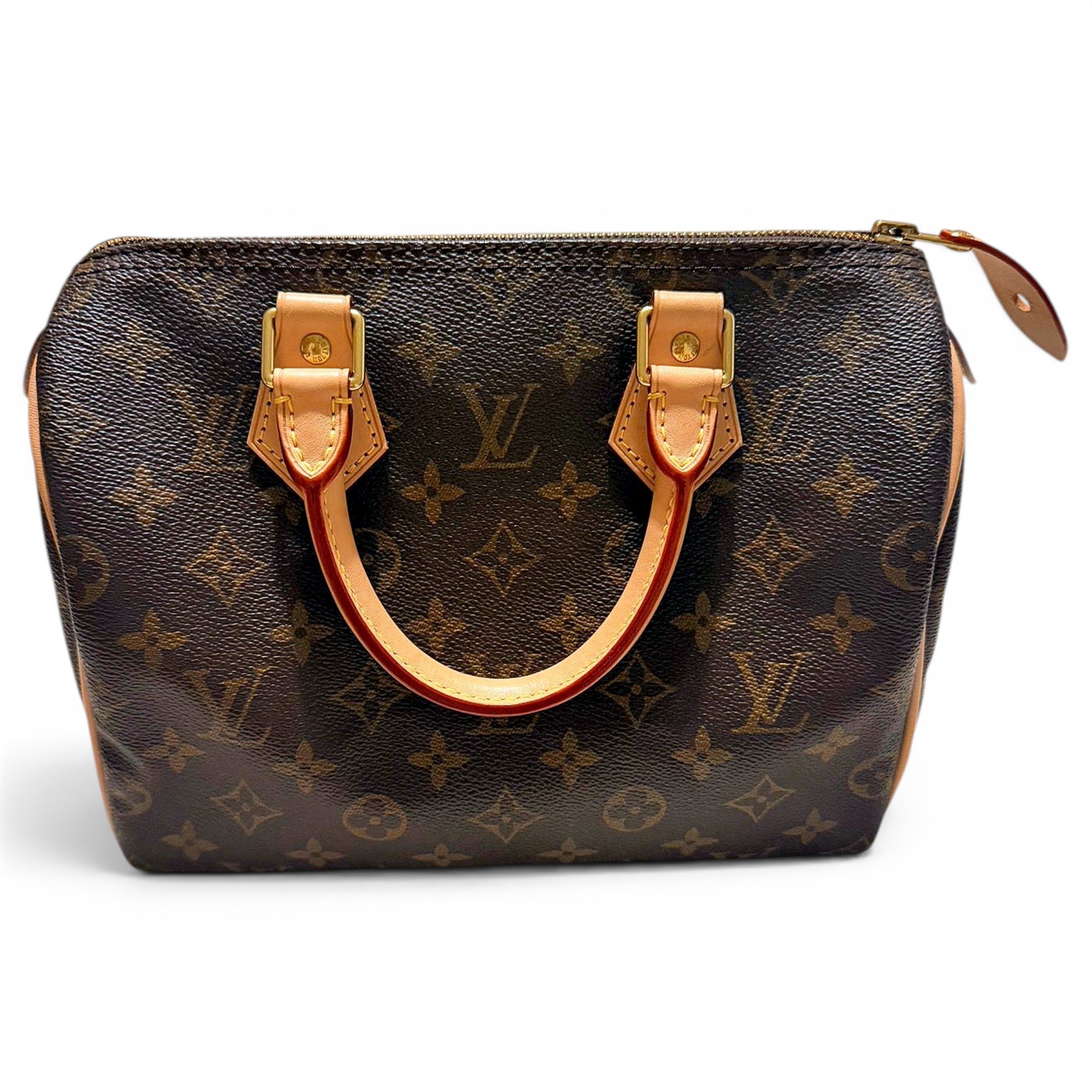 Speedy leather handbag