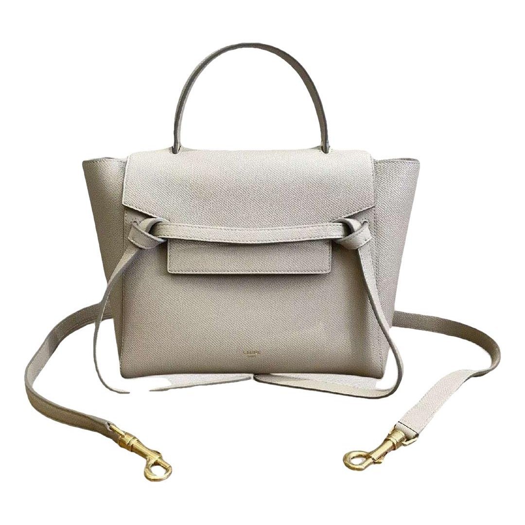 Belt leather handbag