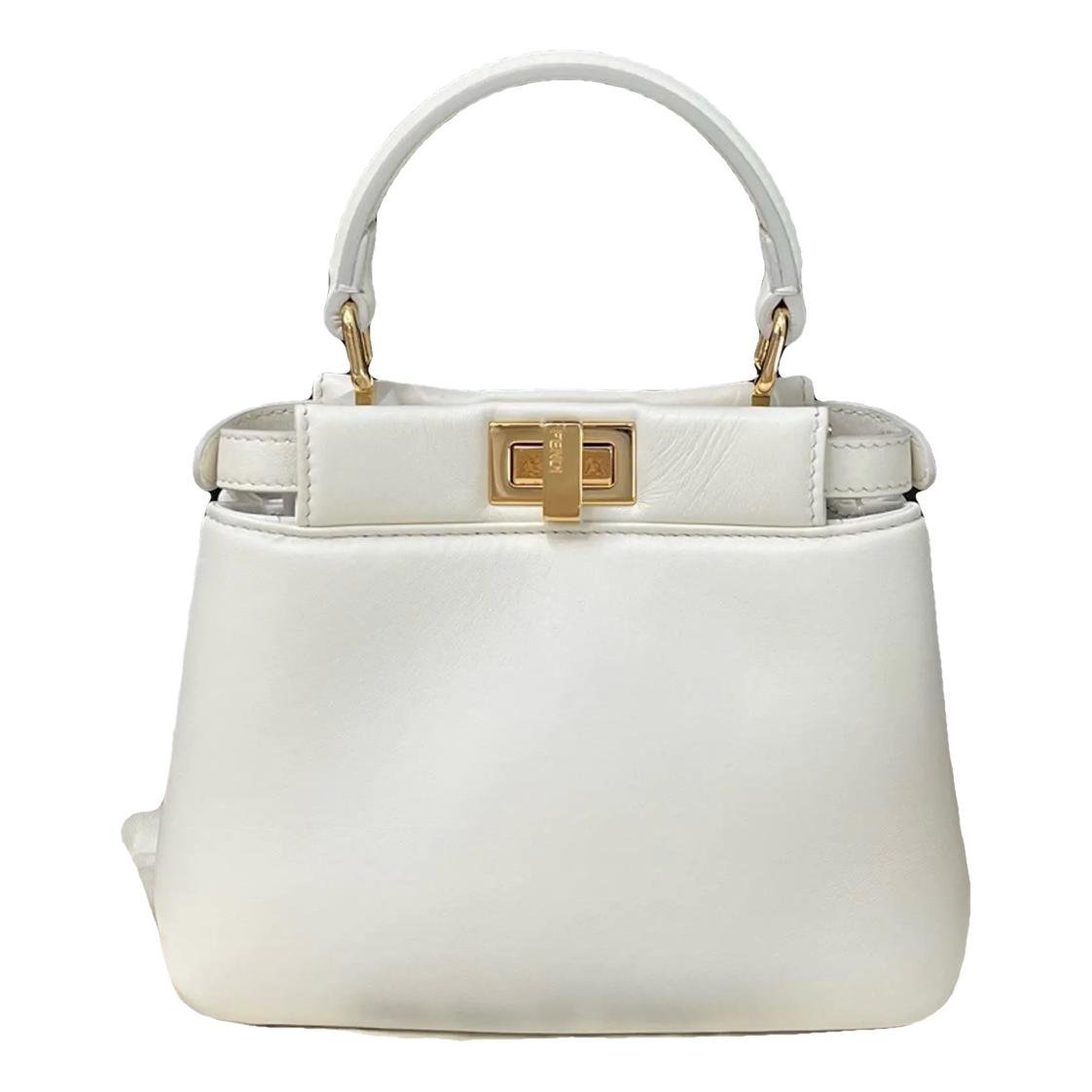 Peekaboo leather handbag