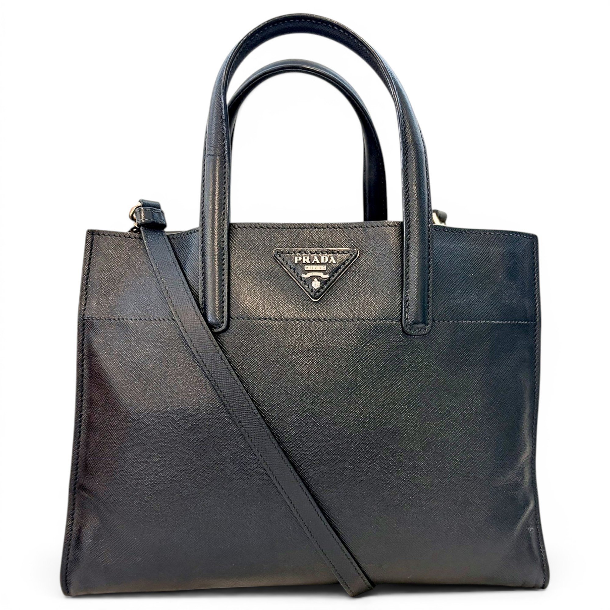 Leather satchel