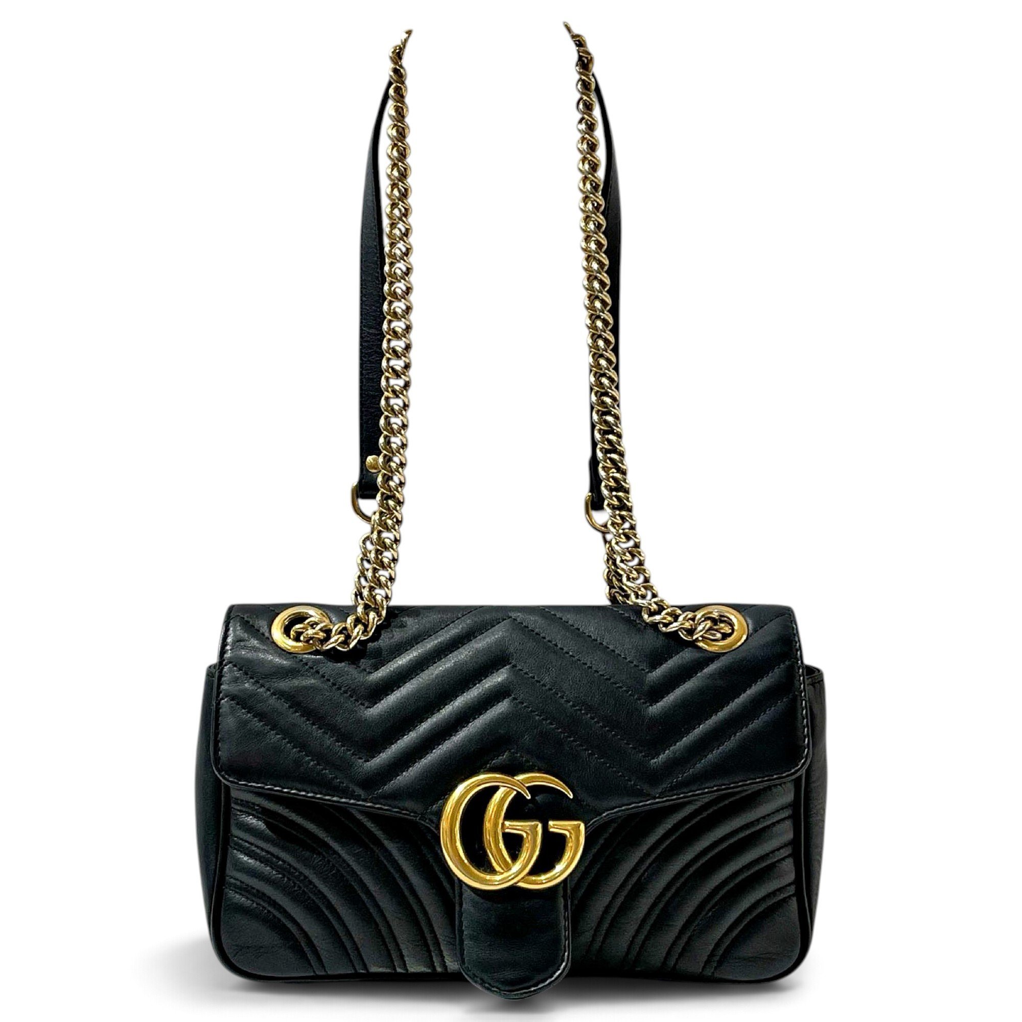 GG Marmont Flap leather handbag