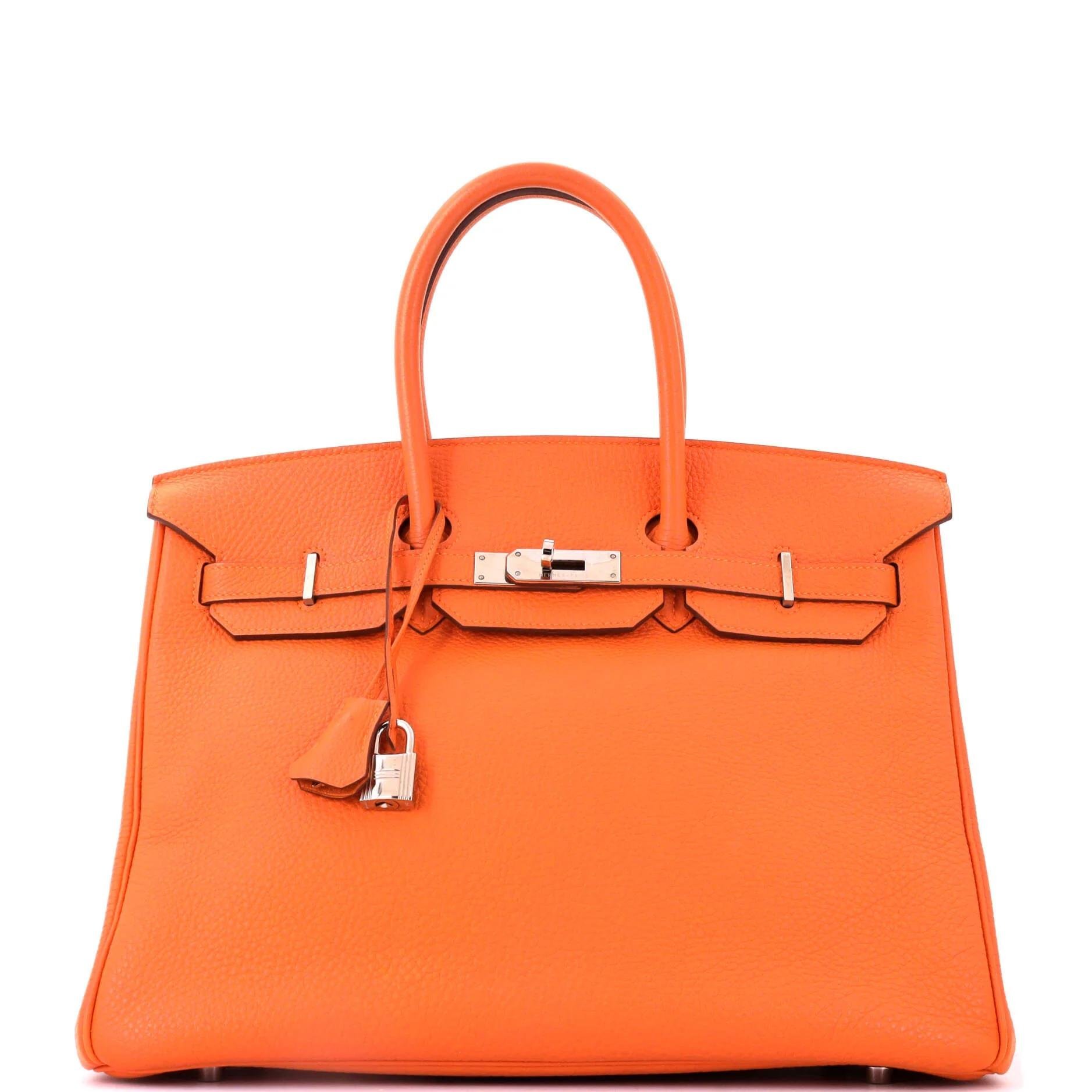 Birkin 35 leather tote