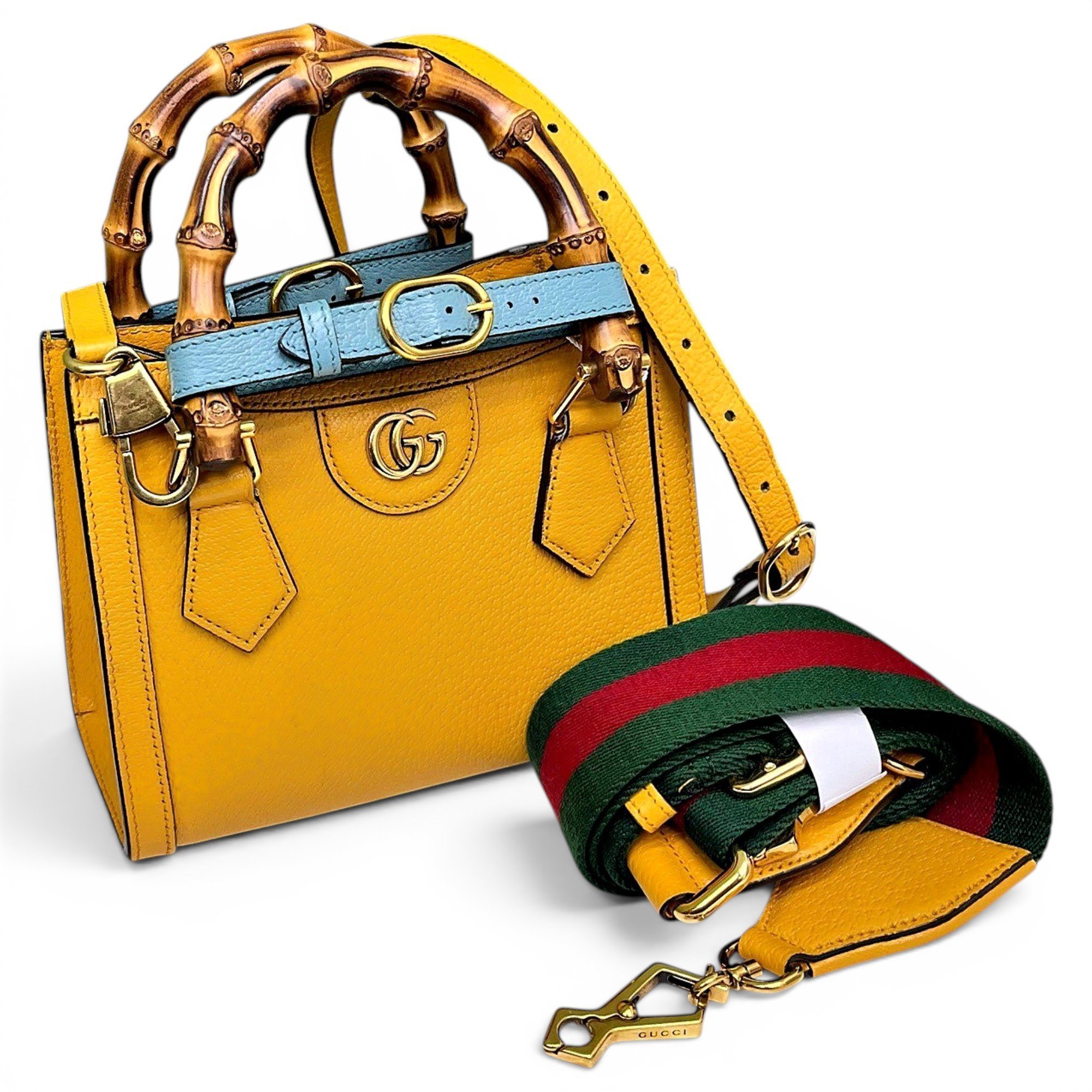 Diana Bamboo leather tote
