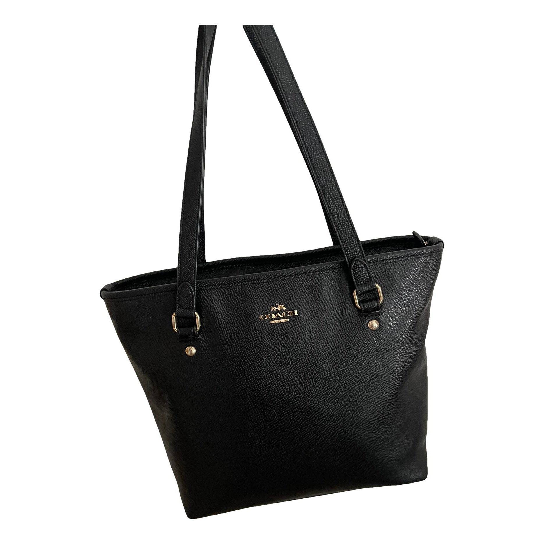 CITY ZIP TOTE leather handbag