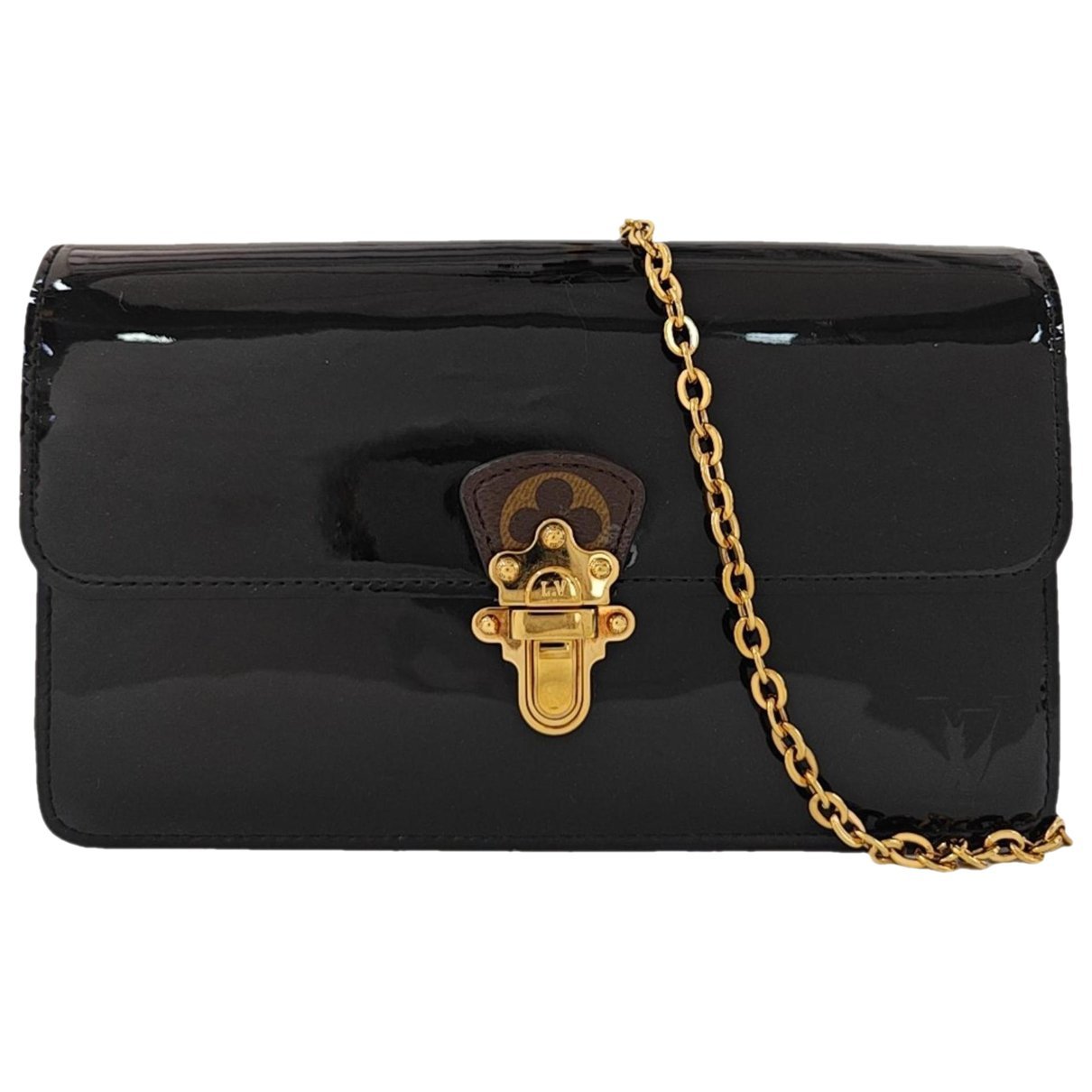 Cherrywood patent leather handbag