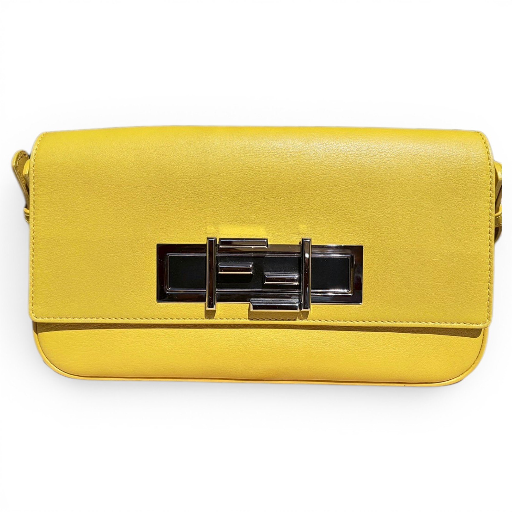 Baguette leather handbag