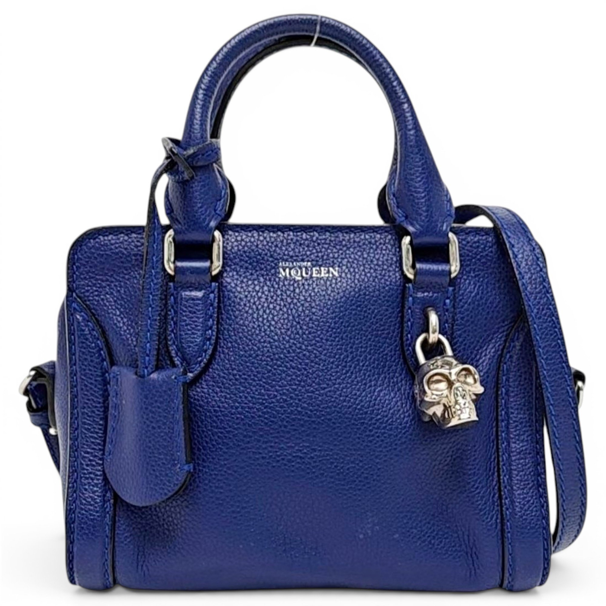 Zippé leather handbag