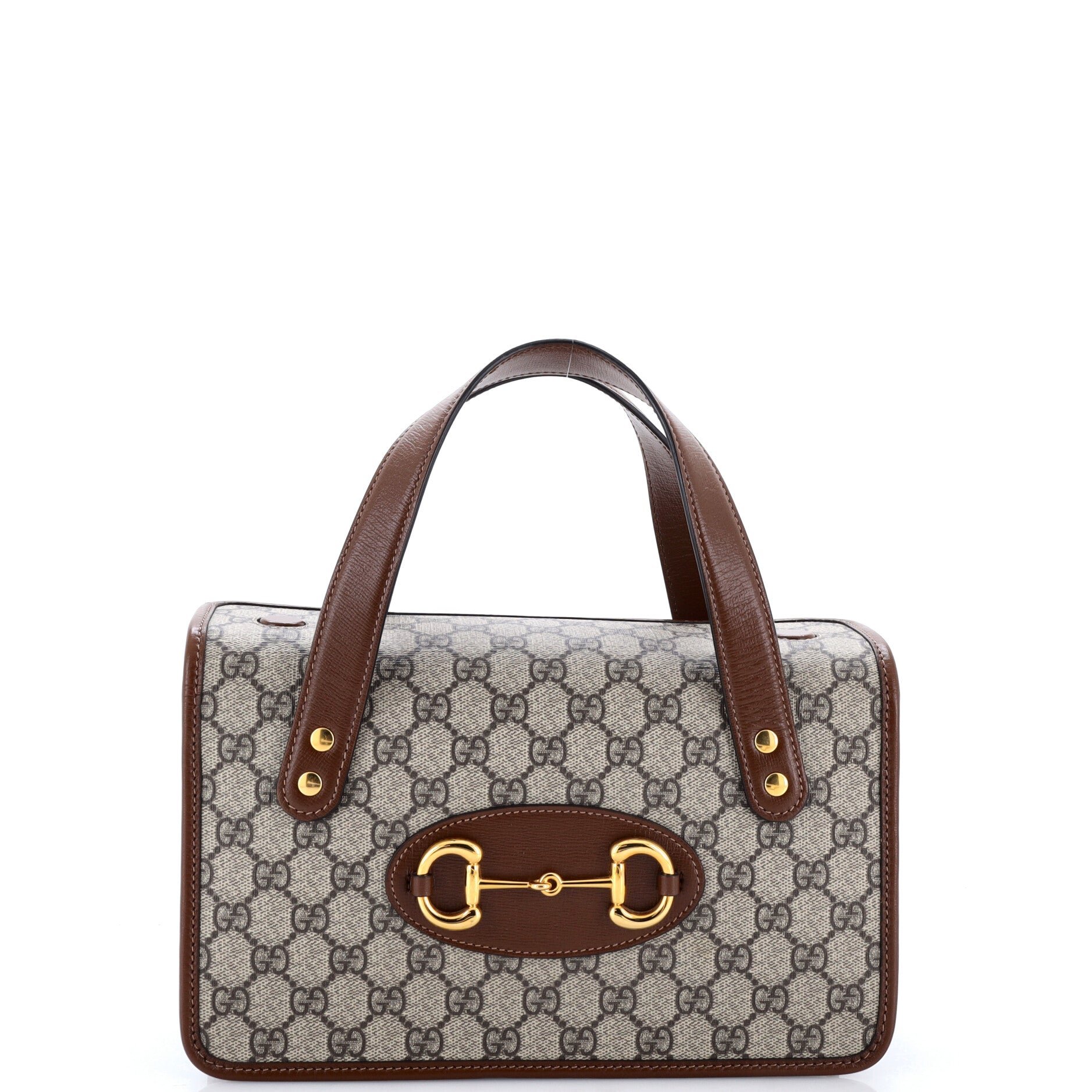 Horsebit 1955 Boston Bag GG Coated Canvas Small
