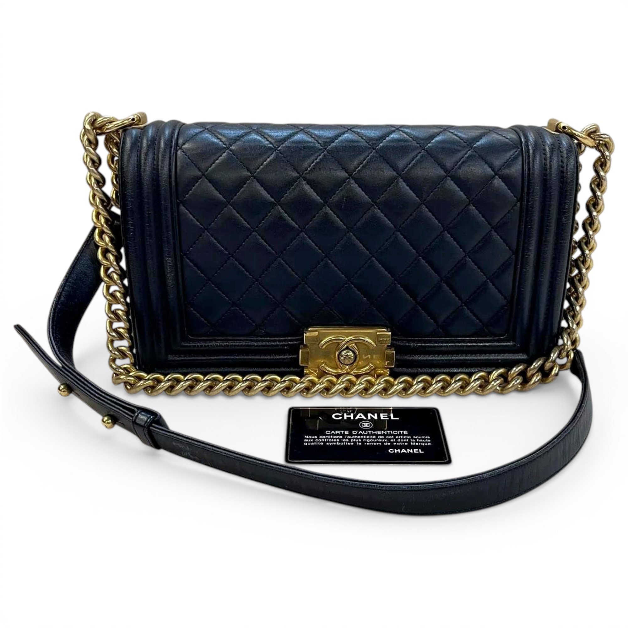 Boy leather handbag