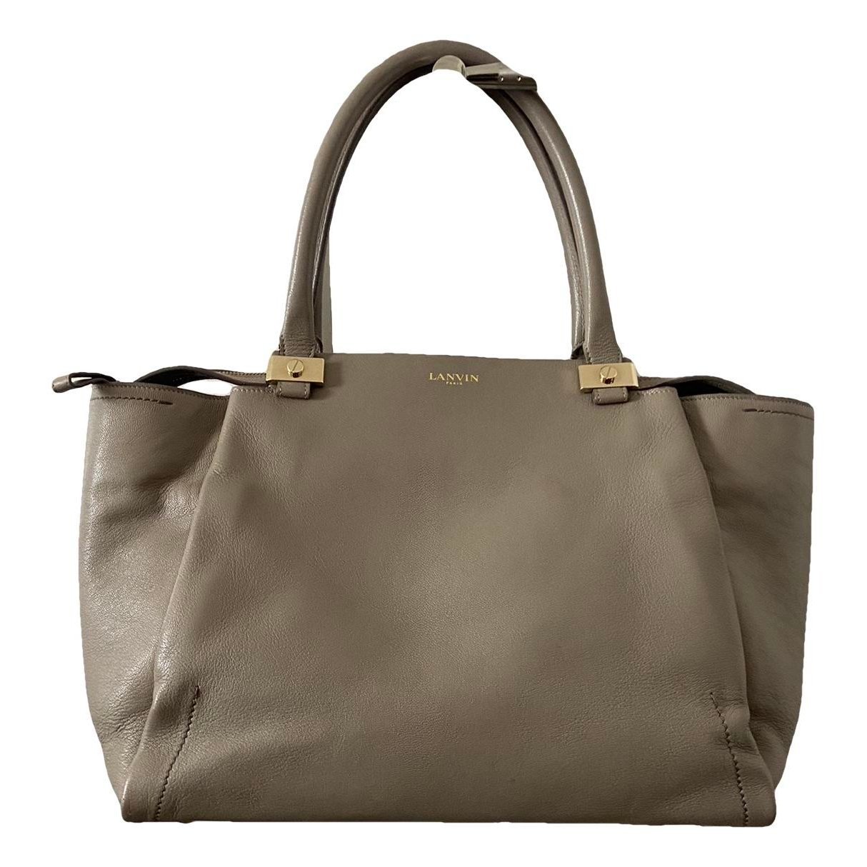 Leather tote