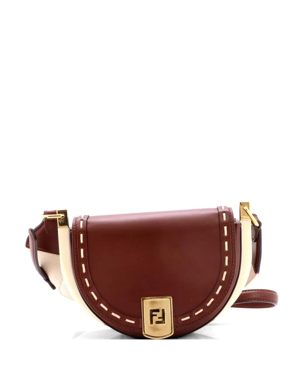 Moonlight Flap Bag Leather with Plexiglass Detail crossbody bag