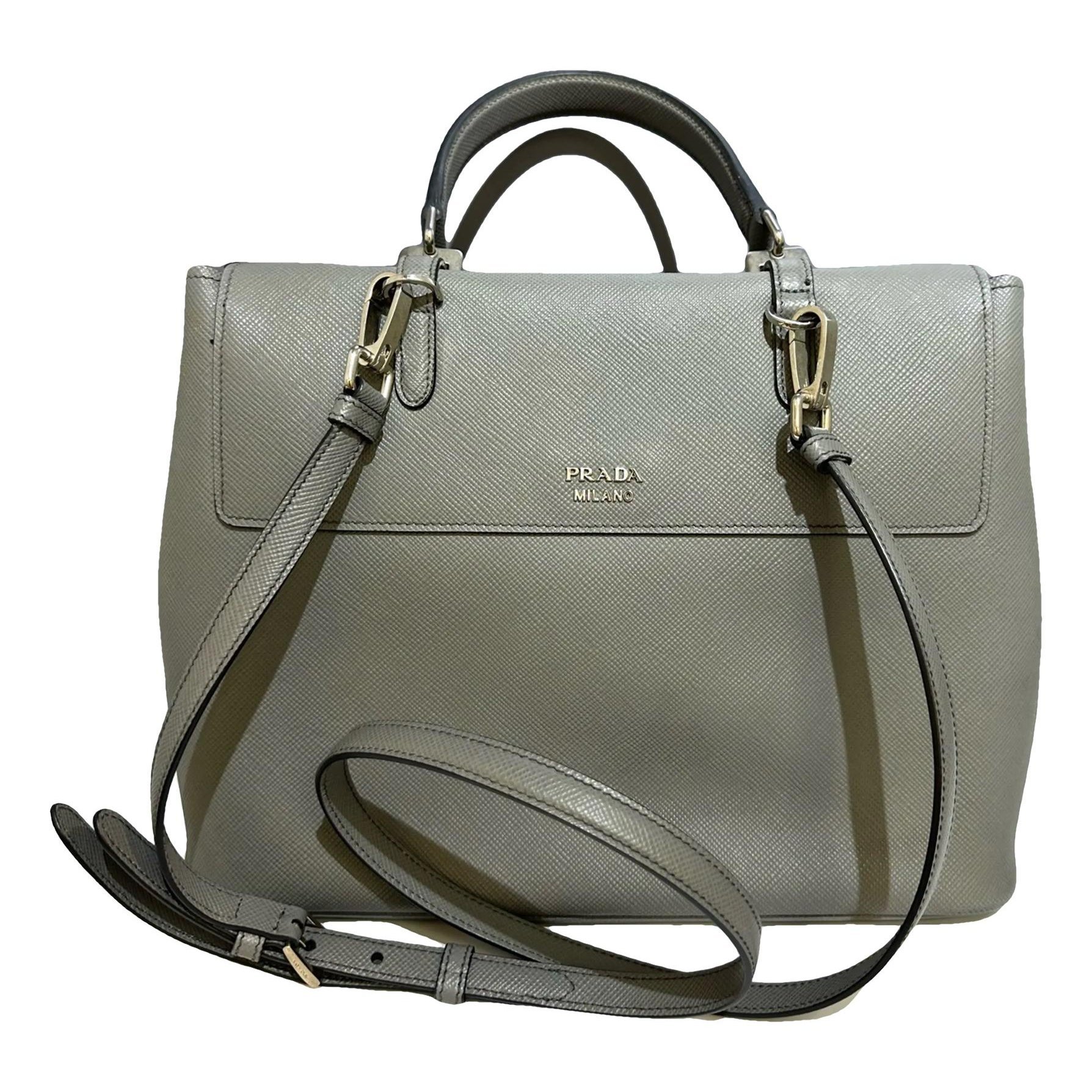 Leather crossbody bag