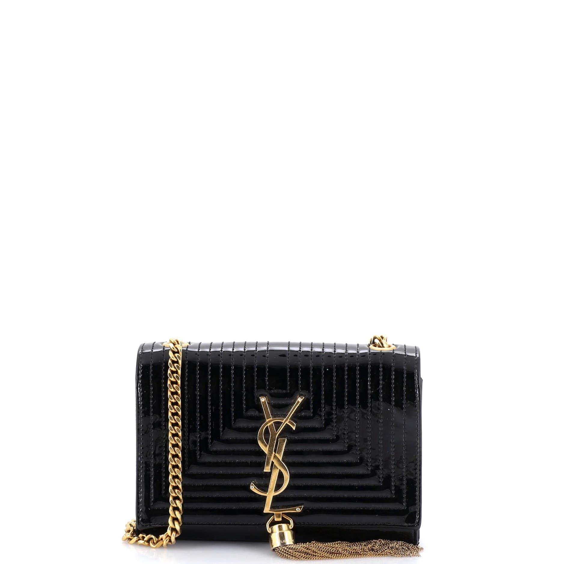Patent leather handbag
