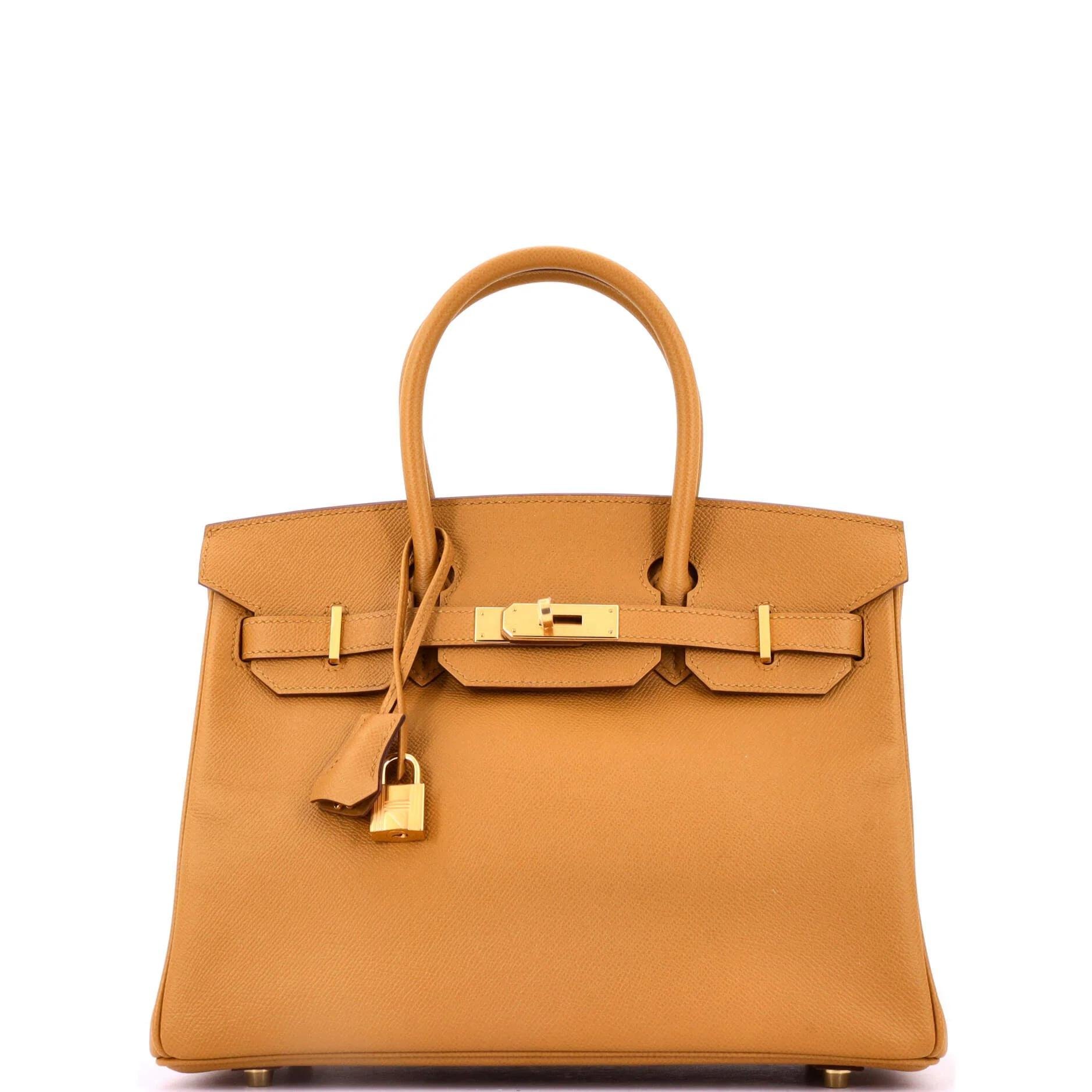 Birkin 30 leather handbag
