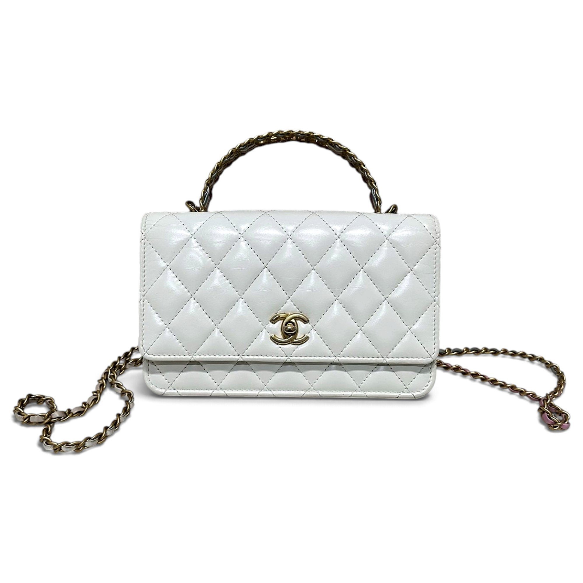 Wallet On Chain Timeless/Classique leather handbag
