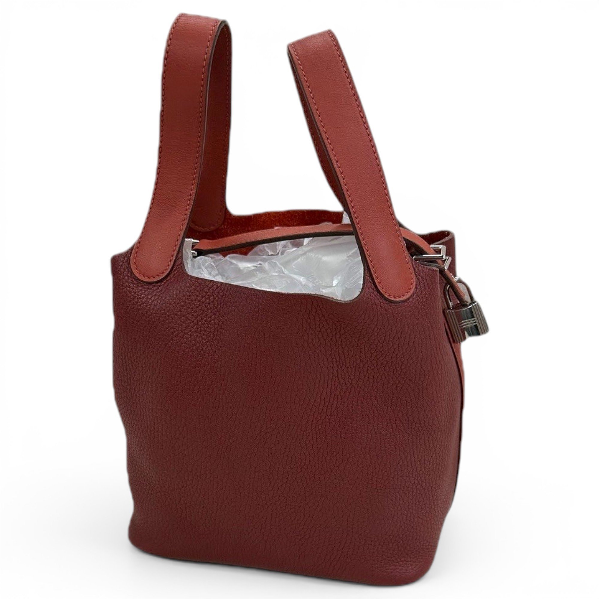 Picotin leather handbag
