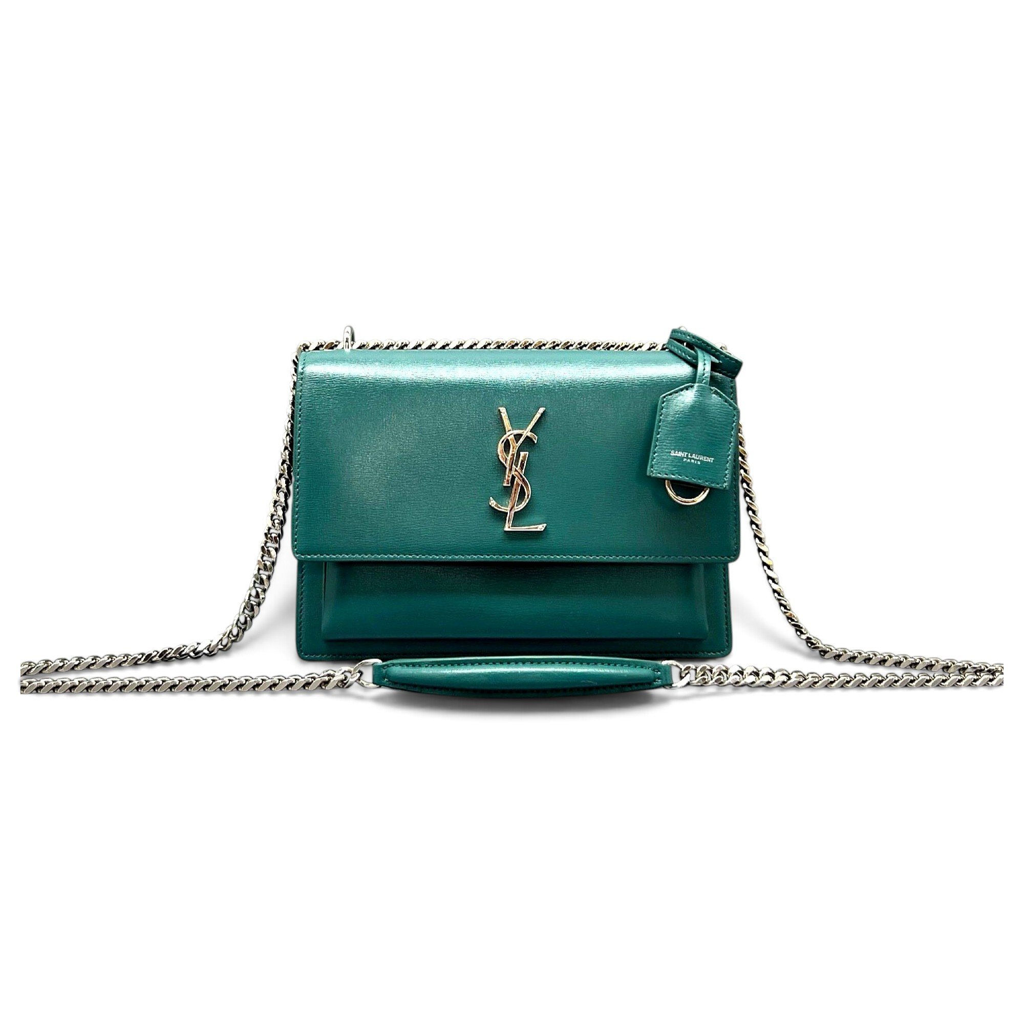 Sunset leather handbag