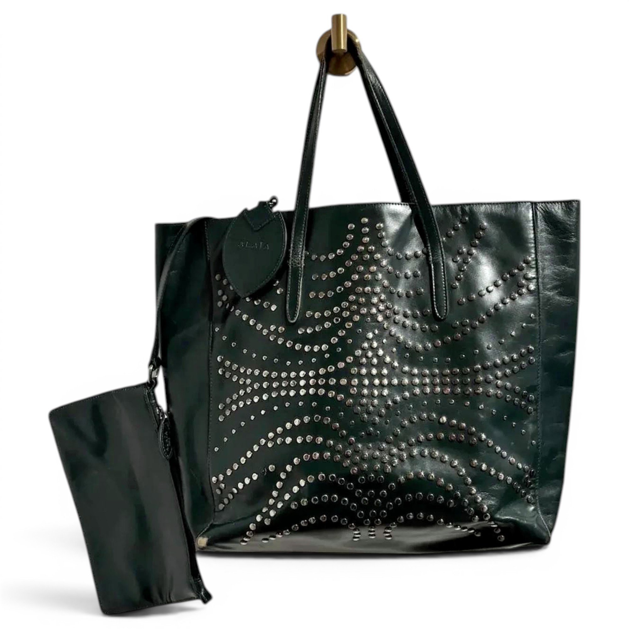 Mina leather tote