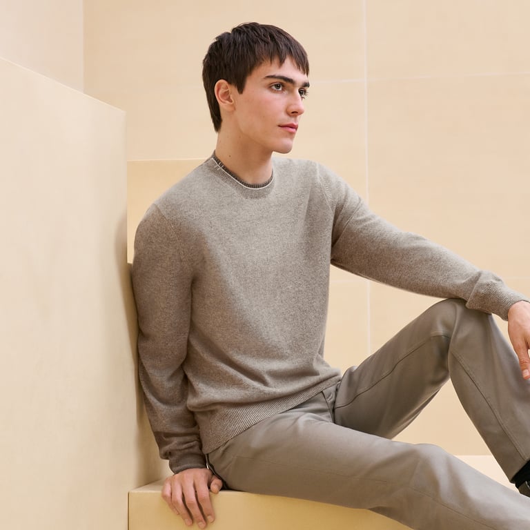 Cashmere "Doubles cotes H" crewneck sweater