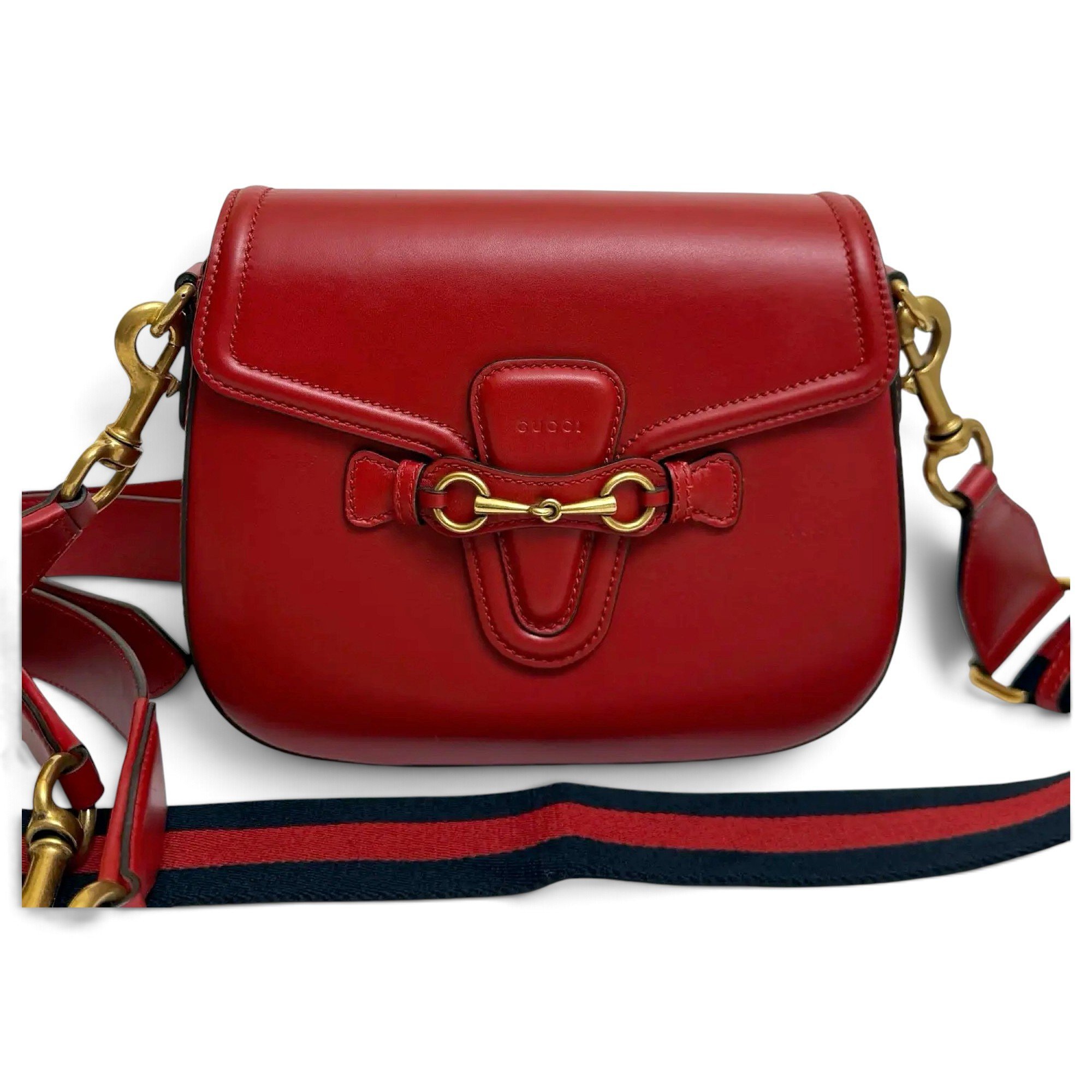 Lady Web leather handbag