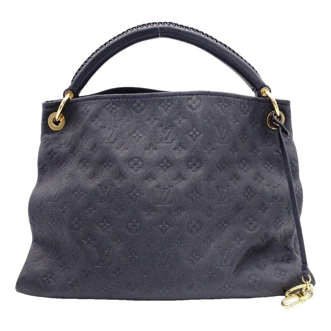 Artsy leather handbag