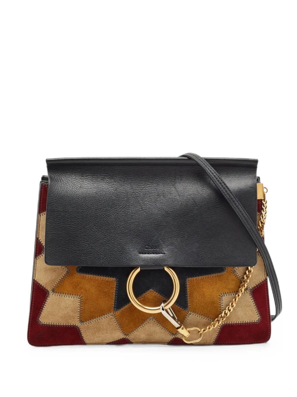 medium Faye patchwork shoulder bag