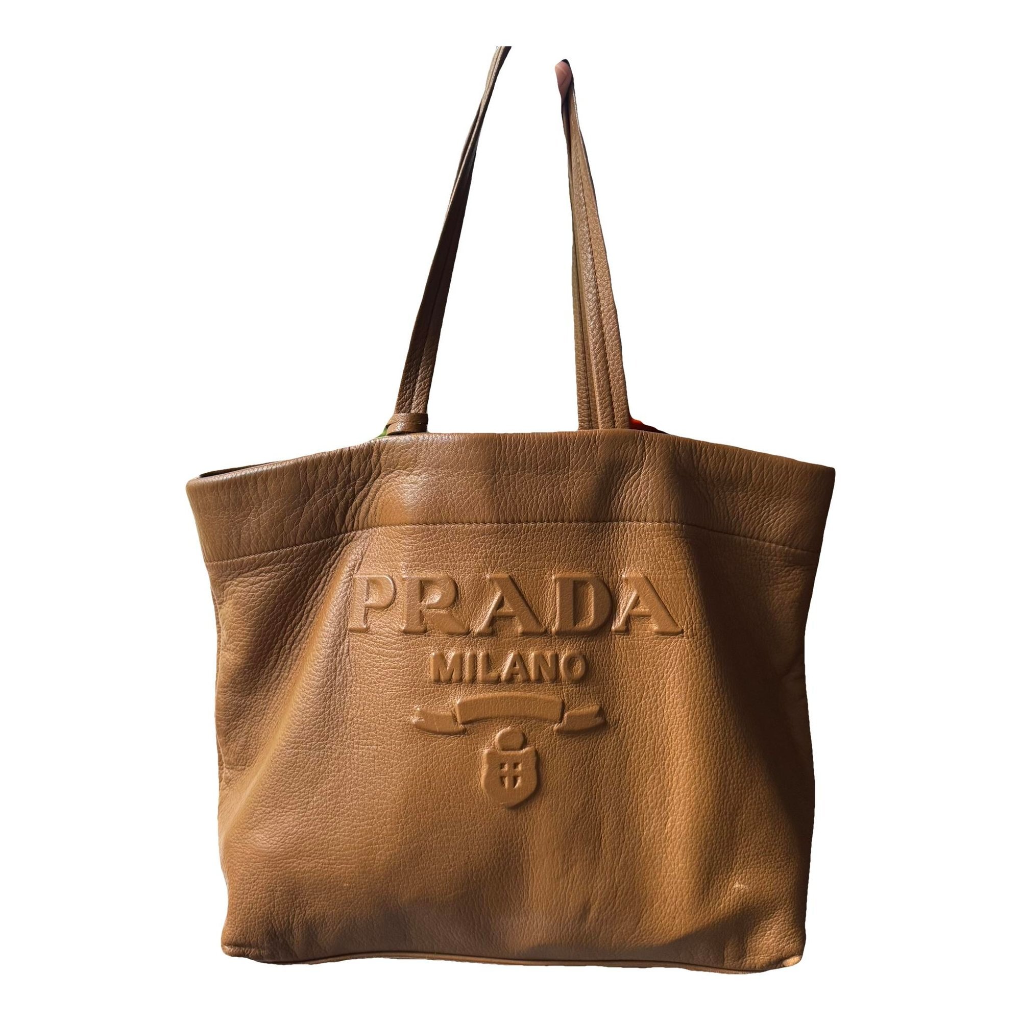 Leather tote