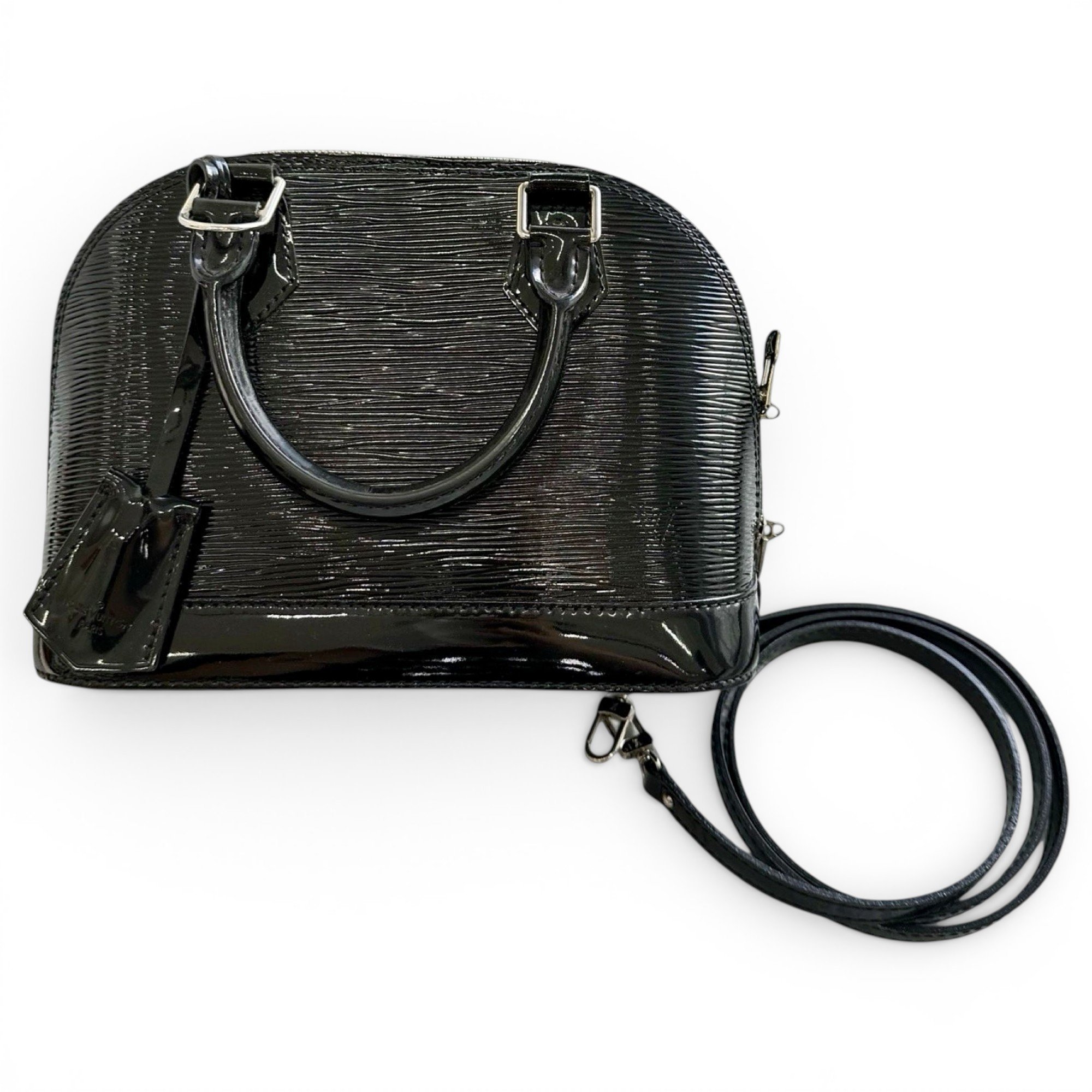 Alma BB patent leather handbag
