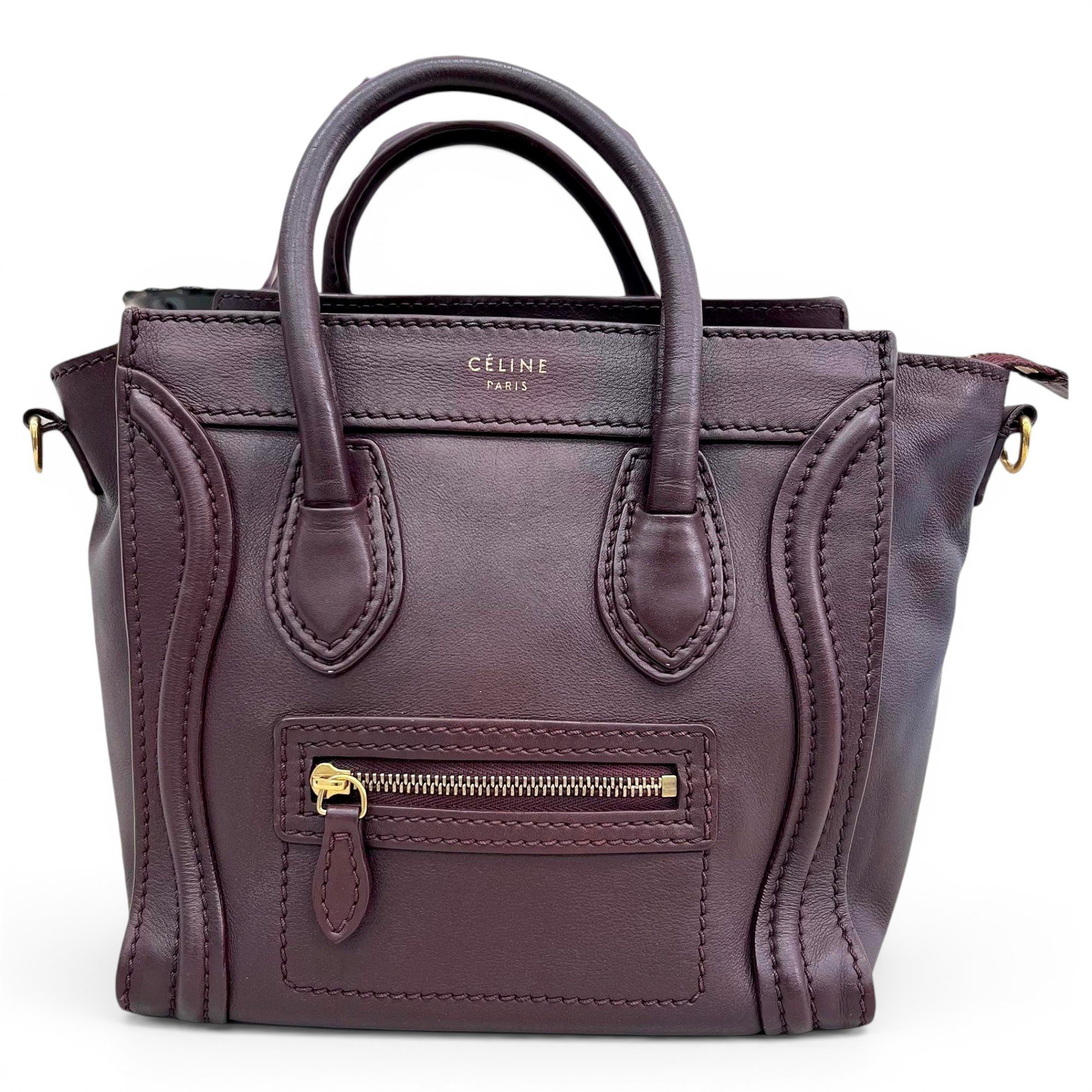 Luggage leather handbag