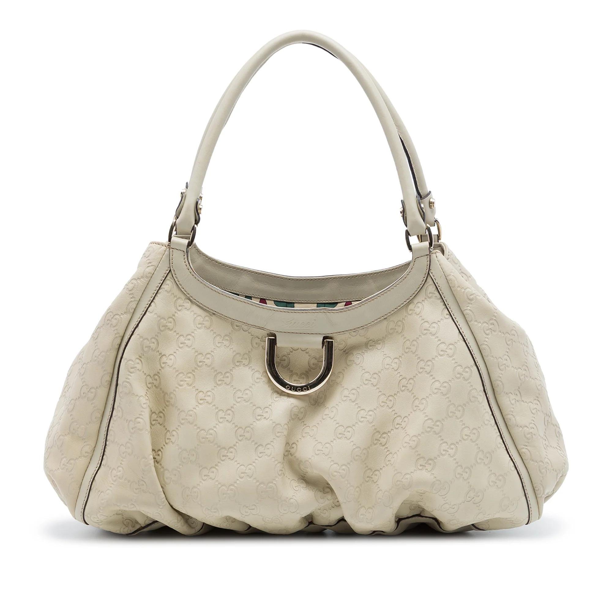 D-Ring pony-style calfskin handbag
