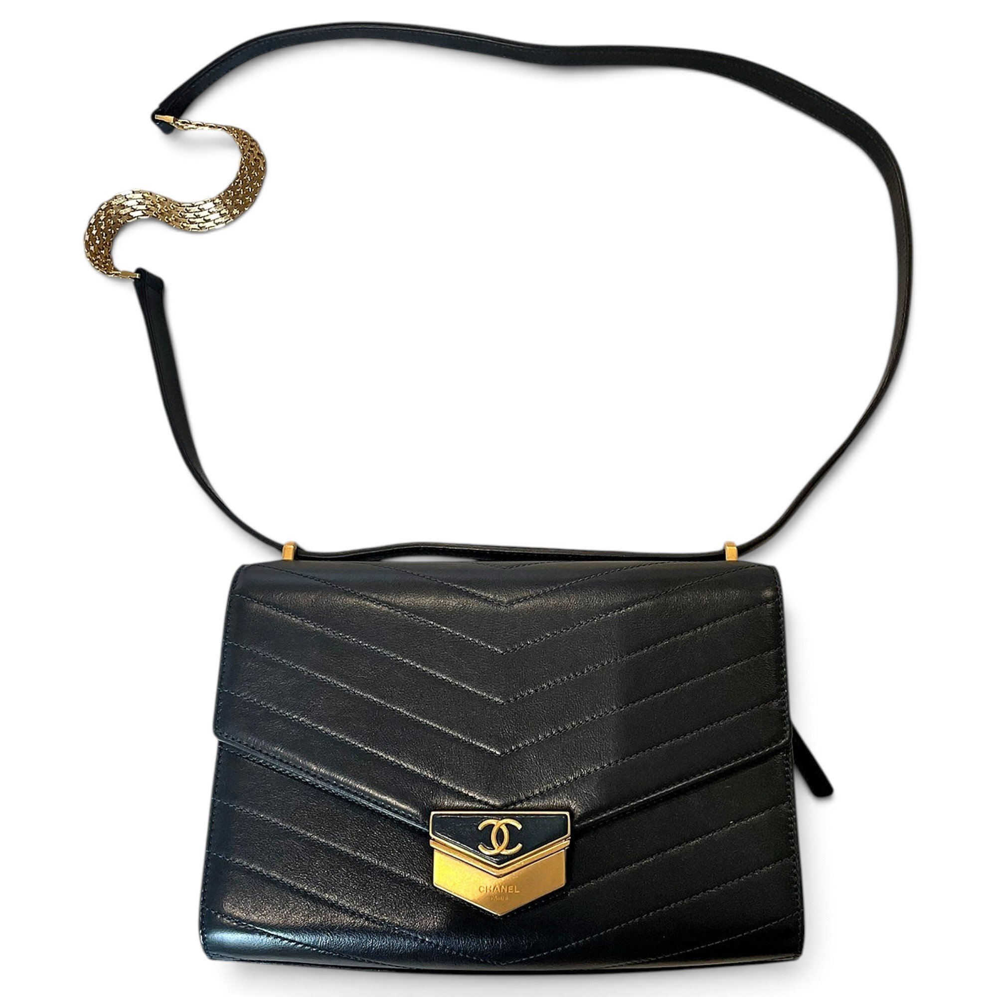 Leather handbag