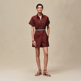 Combinaison en double twill de coton