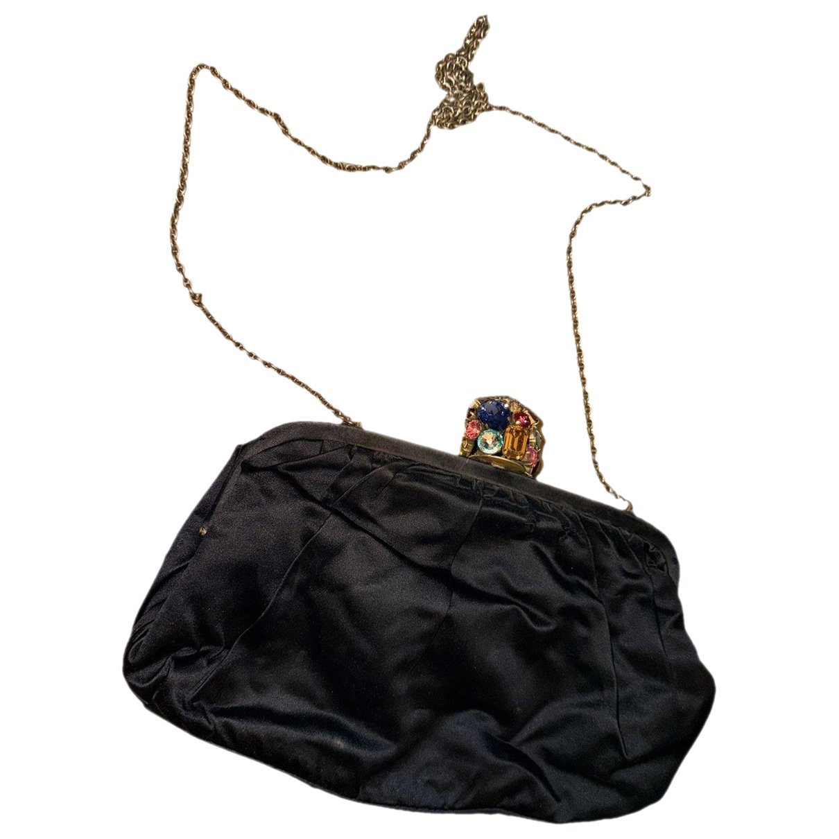 Silk clutch bag