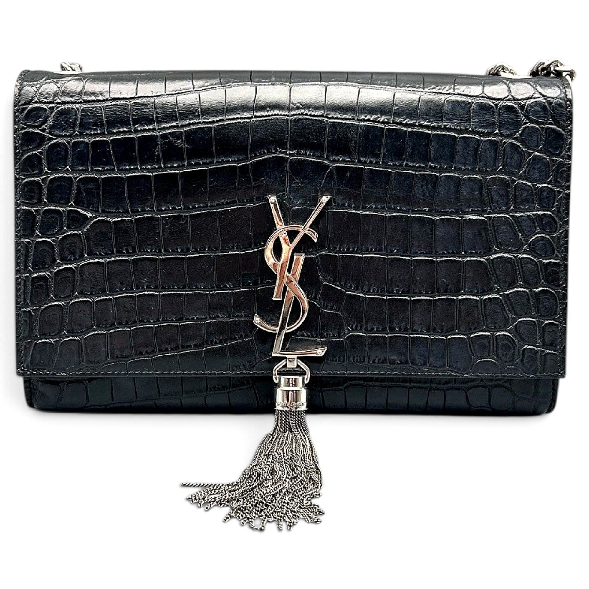 Pompom Kate leather handbag
