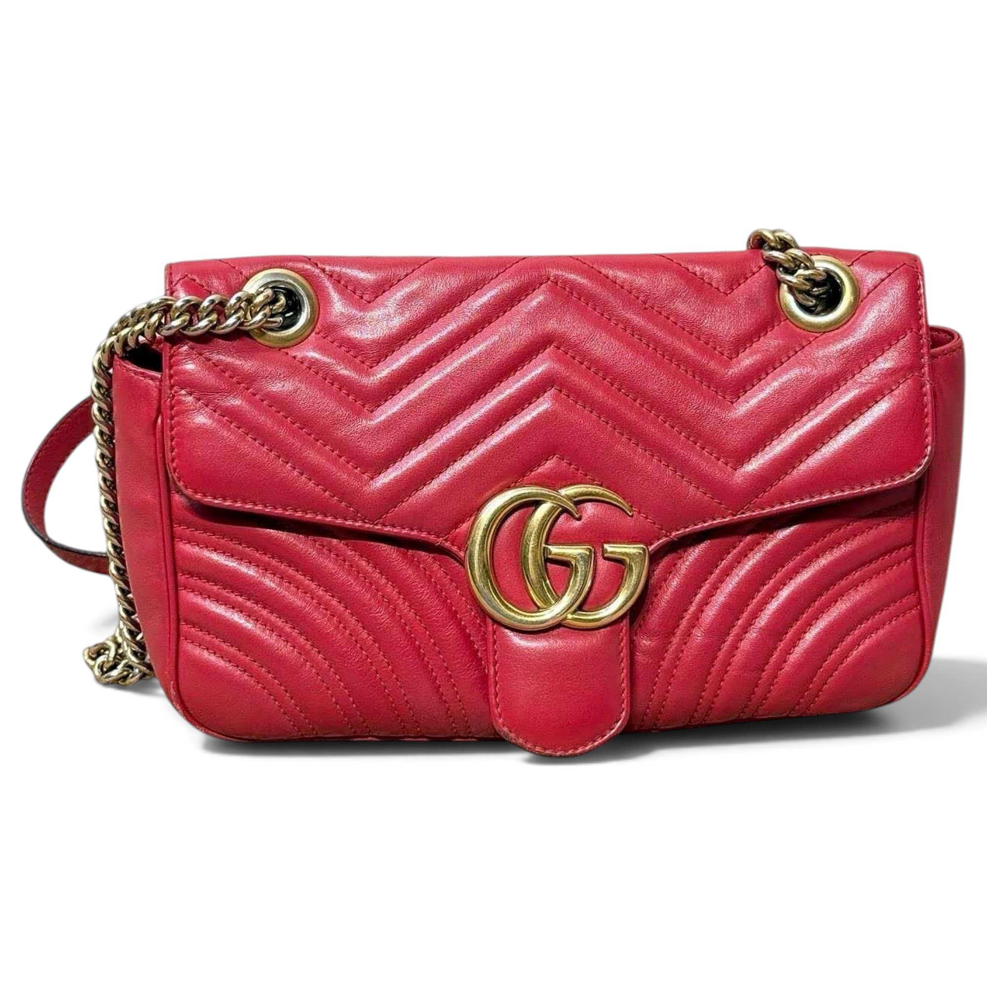 GG Marmont Flap leather crossbody bag