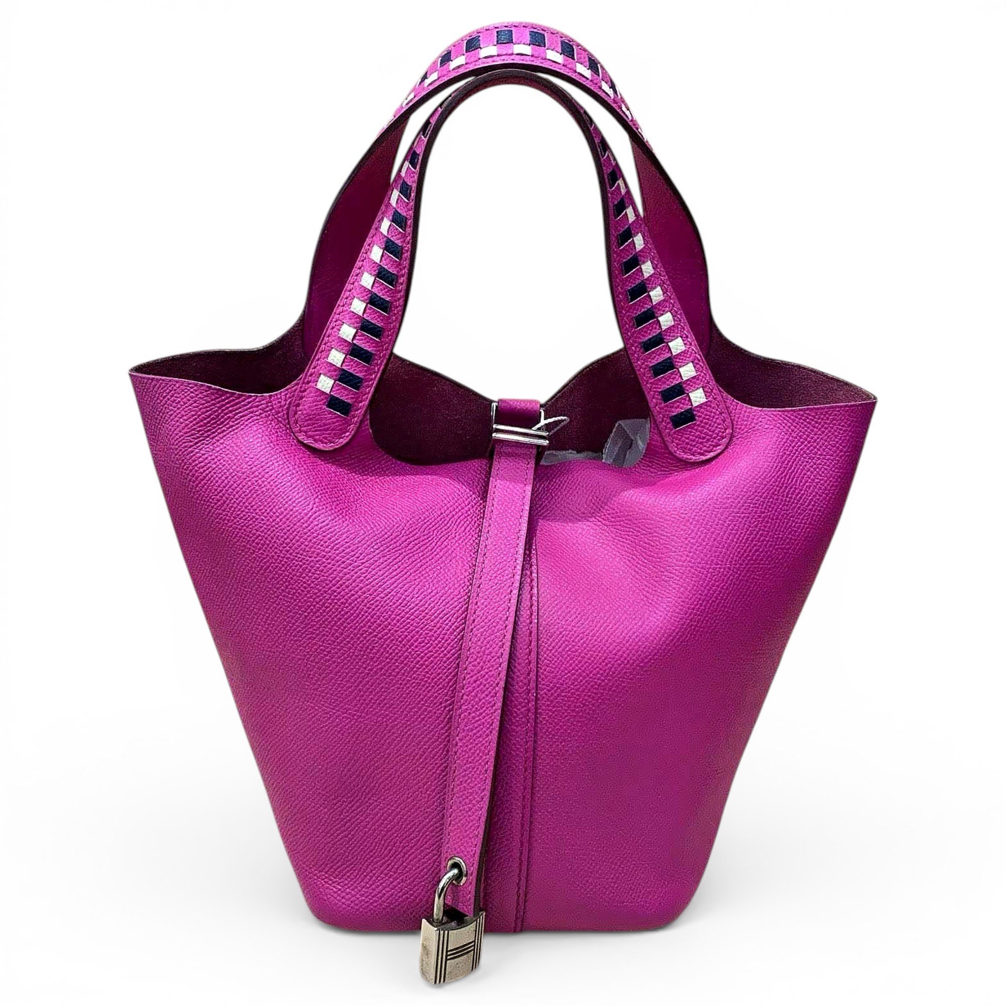 Picotin leather handbag