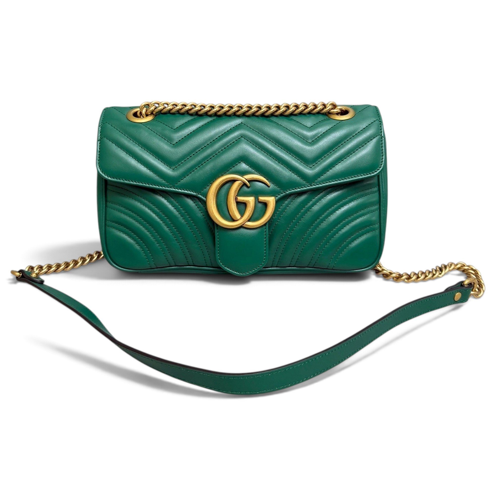 GG Marmont Flap leather handbag