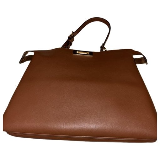 Peekaboo leather handbag