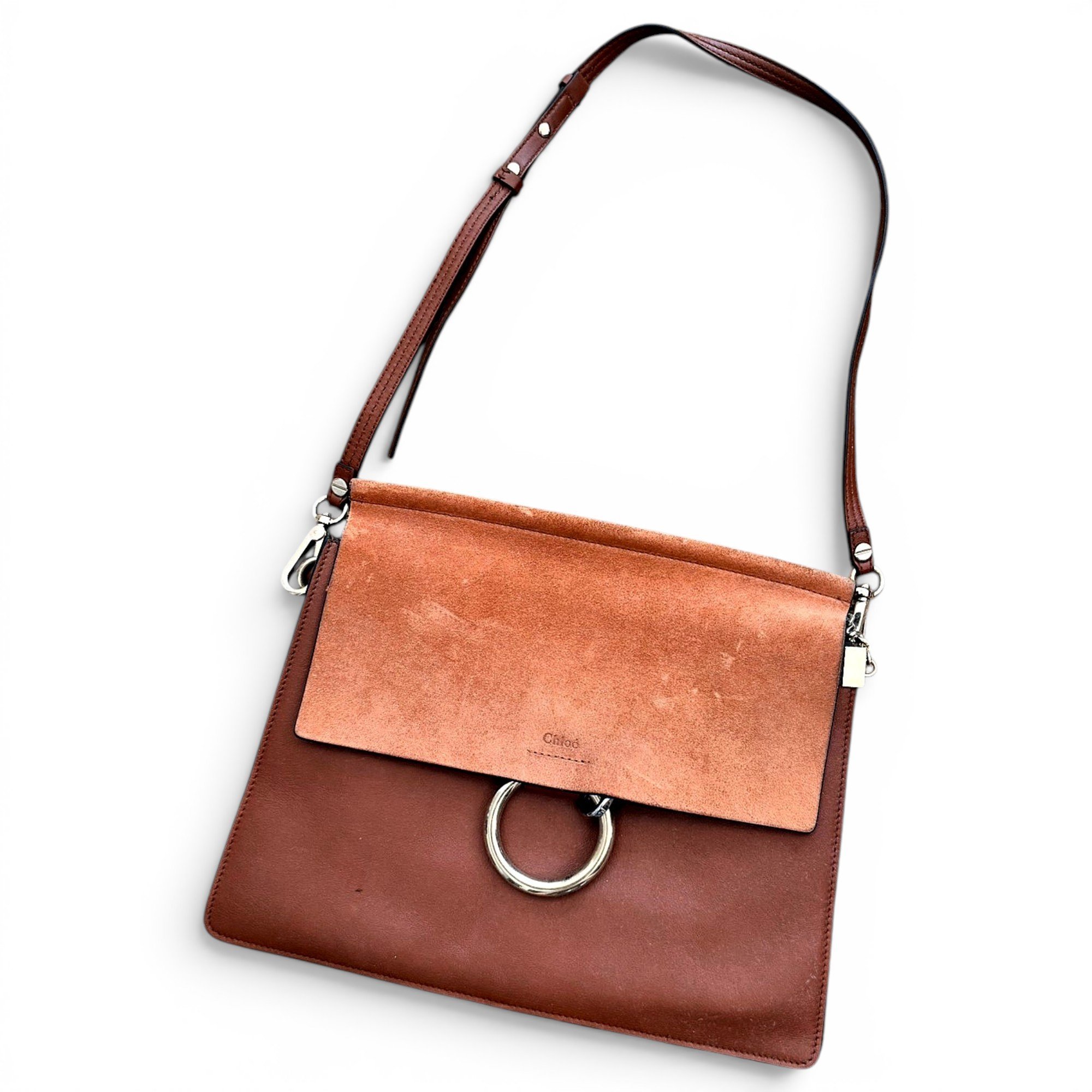 Faye leather handbag