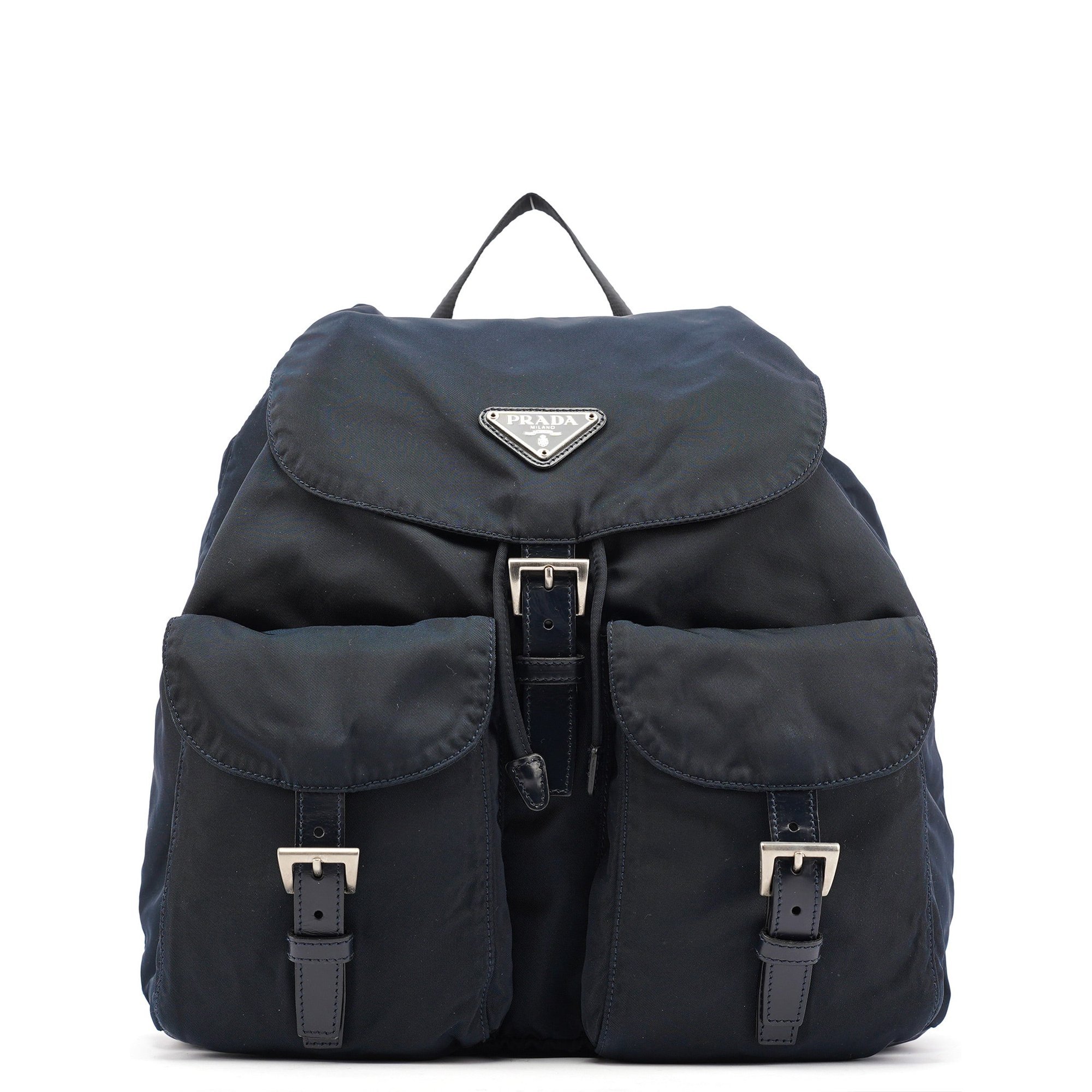 Leather backpack