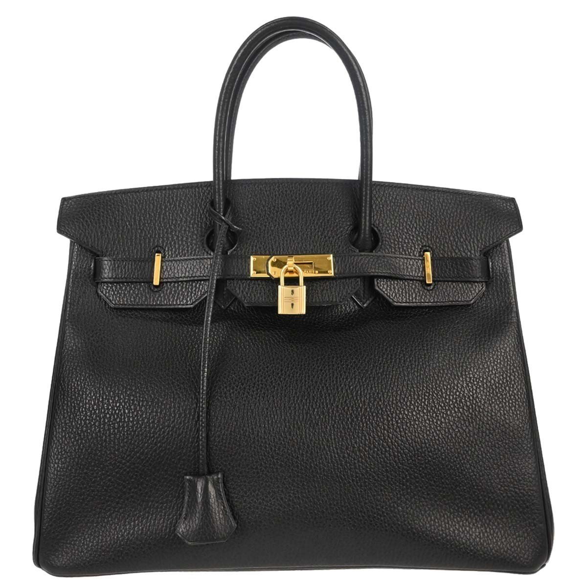 Birkin Shadow leather handbag