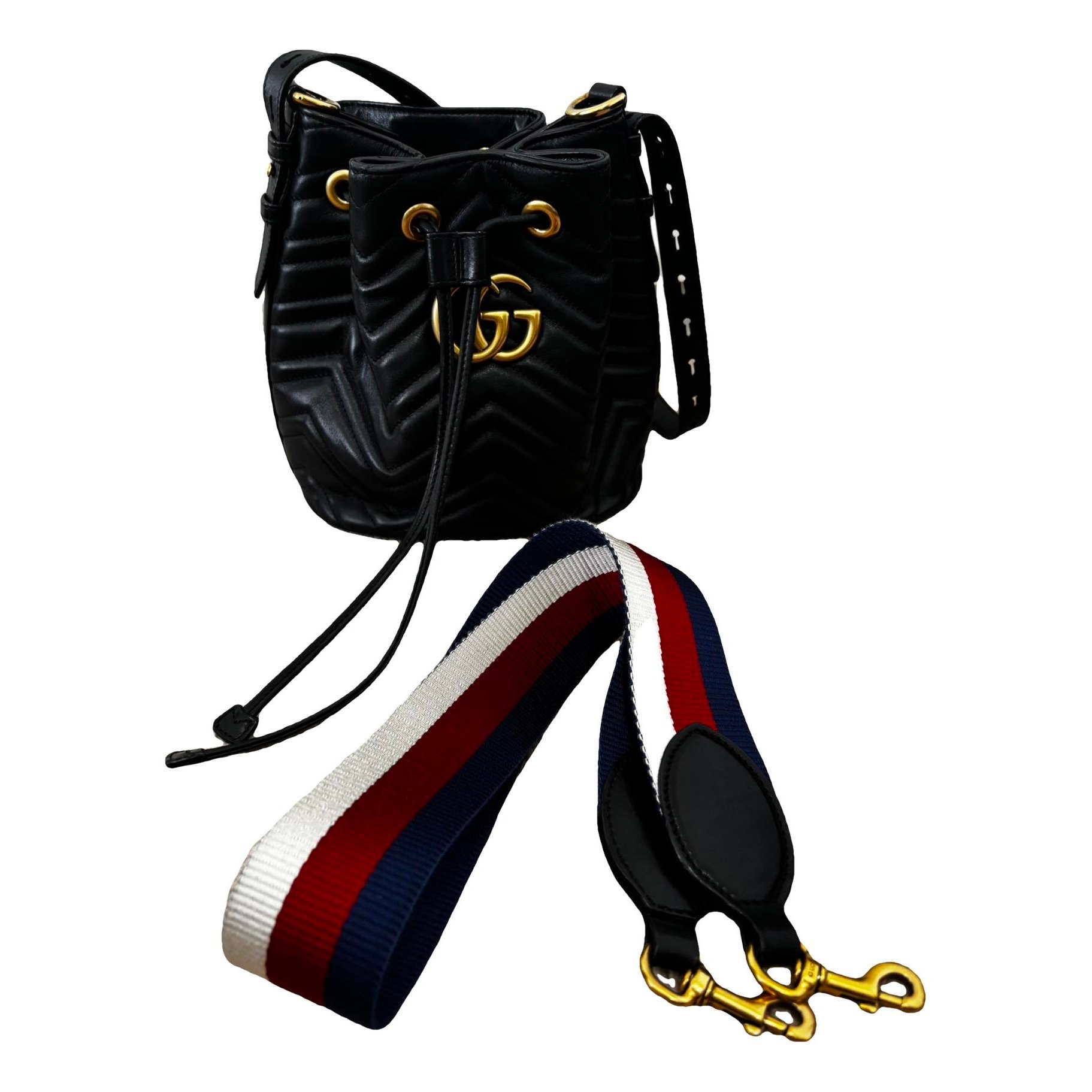 GG Marmont Bucket leather handbag