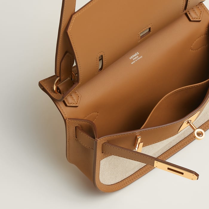 Jypsiere Mini Toile & Cuir Bag