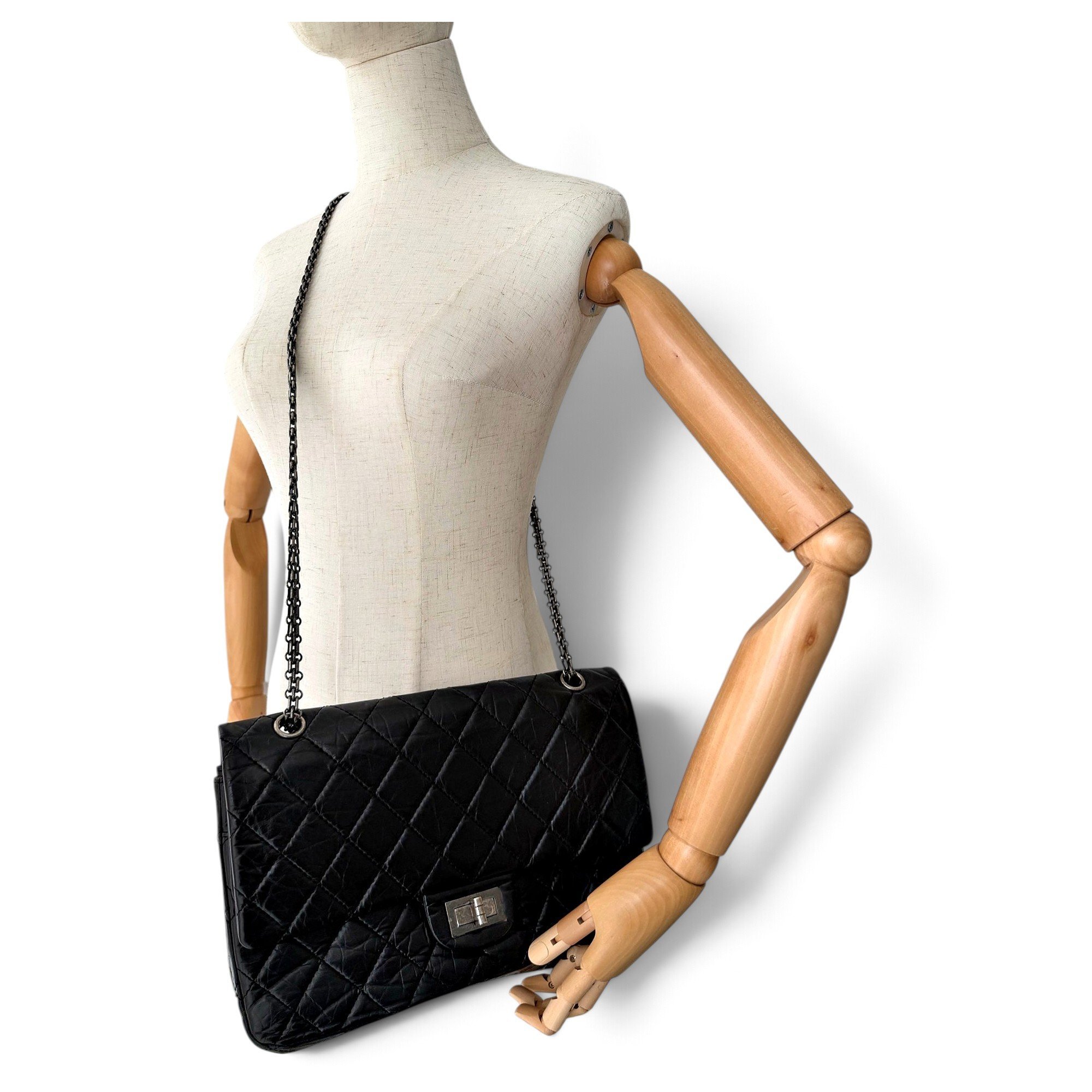 2.55 leather handbag