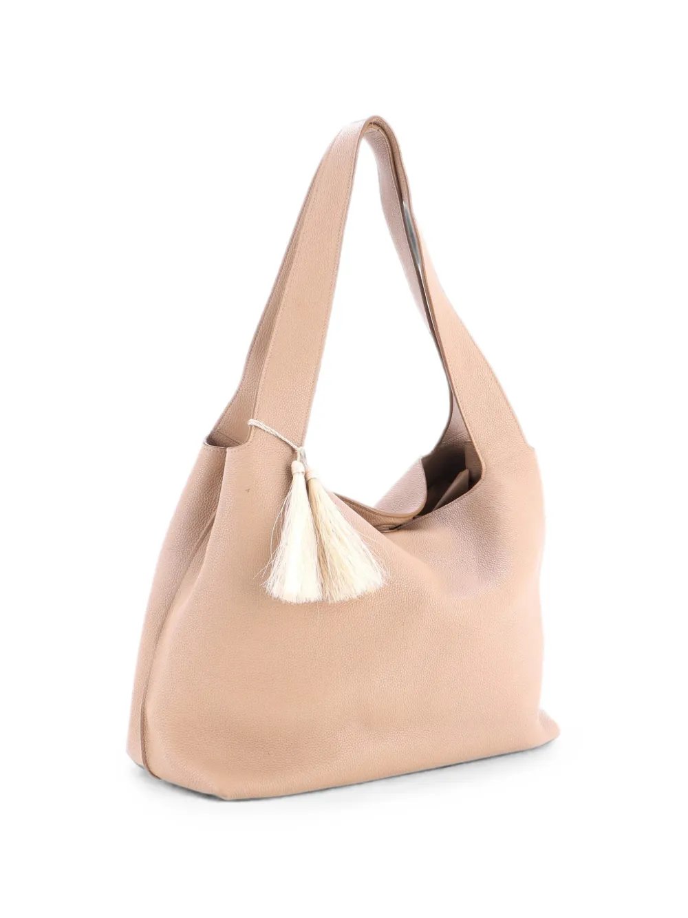 The Row Duplex Leather hobo bag